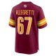 Men's Washington Commanders Nick Allegretti Nike  Burgundy  Game Jersey