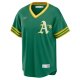 Men's Oakland Athletics Nike Kelly Green Road Cooperstown Collection Team Jersey