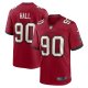 Men's Tampa Bay Buccaneers Logan Hall Nike Red Game Player Jersey