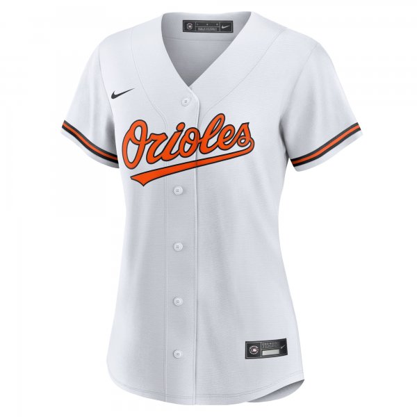 Women's Baltimore Orioles Adley Rutschman Nike White Home Replica Player Jersey