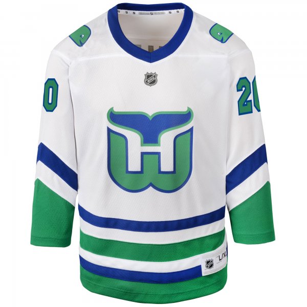 Youth Carolina Hurricanes Sebastian Aho White Whalers Replica Jersey