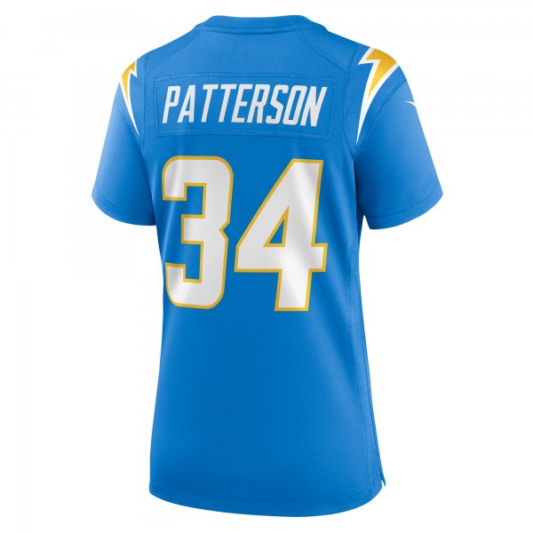 Women's Los Angeles Chargers Jaret Patterson Nike  Powder Blue Team Game Jersey