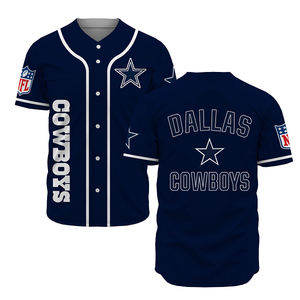 Dallas Cowboys NFL 3D Digital Printed Fashion Baseball Legend Jersey