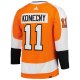 Men's Philadelphia Flyers Travis Konecny adidas Orange Home Primegreen Player Jersey