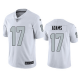 Men's Las Vegas Raiders #17 Davante Adams White Color Rush Limited Jersey