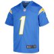 Youth Los Angeles Chargers Quentin Johnston Nike Powder Blue Game Jersey