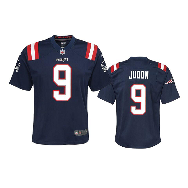 Youth New England Patriots #9 Matthew Judon Navy Limted Jersey