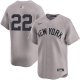 Men's New York Yankees Nike #22 Juan Soto Road Limited Player Jersey