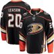 Men's Anaheim Ducks Brett Leason Fanatics Black Home Premier Breakaway Player Jersey