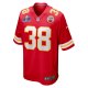 Men's Kansas City Chiefs L'Jarius Sneed Nike Red Super Bowl LVIII Game Jersey