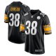 Men's Pittsburgh Steelers Caleb Johnson Nike  Black  Game Jersey