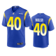 Men's Los Angeles Rams #40 Von Miller Royal Game NFL Jersey