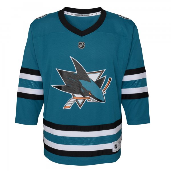 Youth San Jose Sharks Teal Replica Jersey