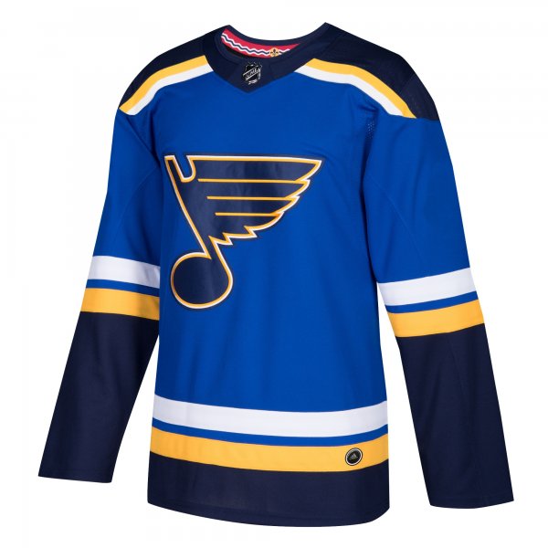 Men's St. Louis Blues adidas Blue Home Blank Jersey