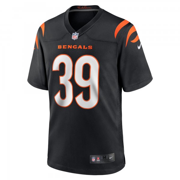 Men's Cincinnati Bengals Marvell Tell III Nike Black Game Player Jersey