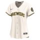 Women's Milwaukee Brewers Nike Cream Home Limited Jersey