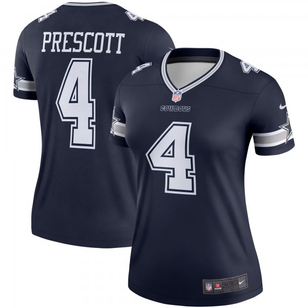 Women's Dallas Cowboys Dak Prescott Nike Navy Legend Player Jersey