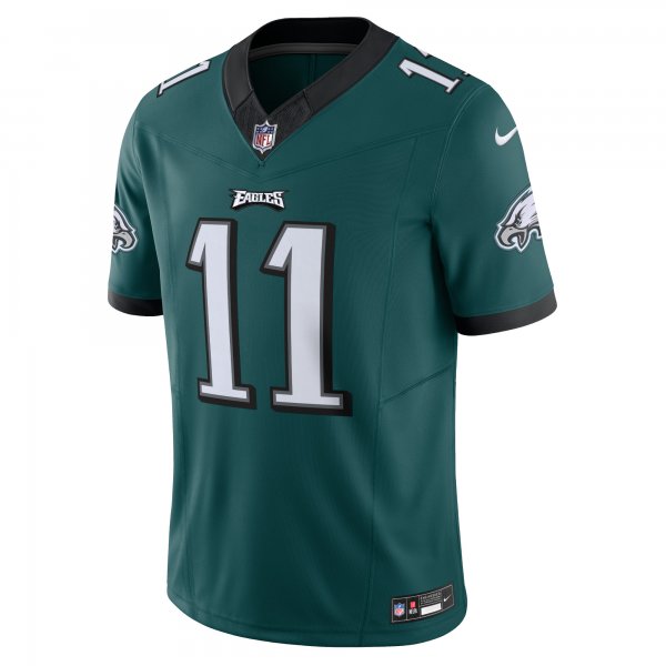 Men's Philadelphia Eagles A.J. Brown Nike Green Vapor F.U.S.E. Limited Jersey