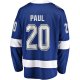 Men's Tampa Bay Lightning Nicholas Paul Fanatics Blue Home Breakaway Player Jersey