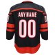 Youth Carolina Hurricanes  Black Home Premier Custom Jersey