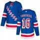 Men's New York Rangers #16 Vincent Trocheck Blue Royal Home Adidas NHL Jersey