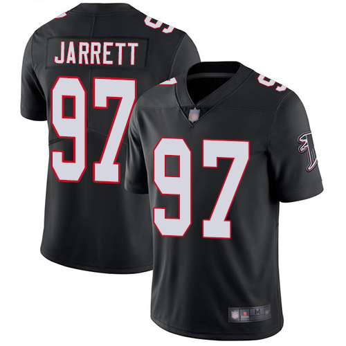 Men's Nike Atlanta Falcons #97 Grady Jarrett Limited Alternate Black Football Vapor Untouchable NFL Jersey