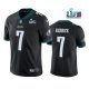 Men's Philadelphia Eagles #7 Haason Reddick Black Super Bowl LVII Limited Jersey