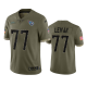 Tennessee Titans Taylor Lewan #77 Olive 2022 Salute To Service Limited Jersey