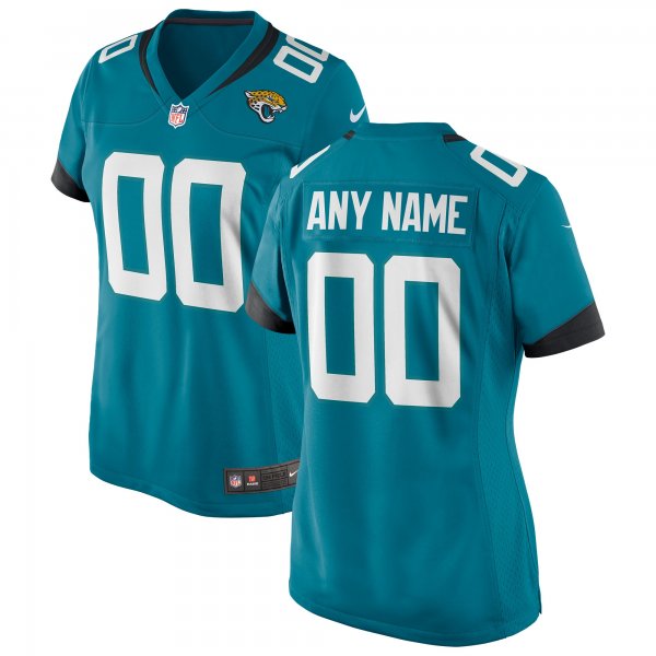 Women's Nike Teal Jacksonville Jaguars Alternate Custom Jersey