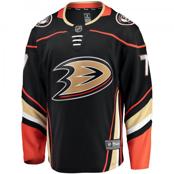 Men's Anaheim Ducks Radko Gudas Fanatics Black Home Breakaway Jersey