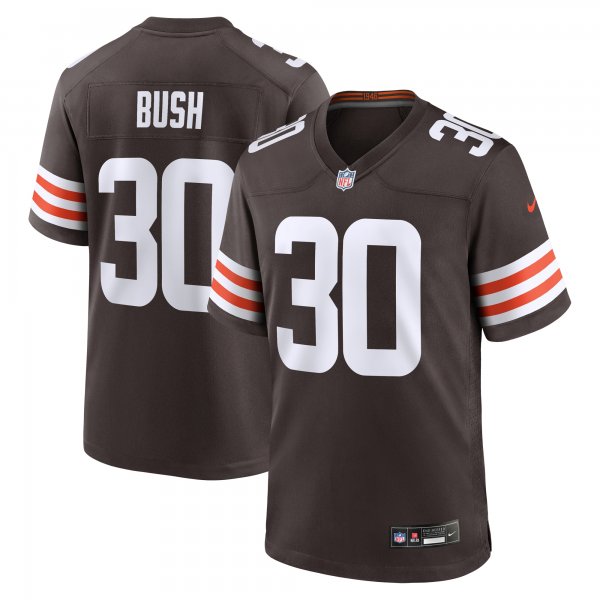 Men's Cleveland Browns Devin Bush Nike  Brown  Game Jersey