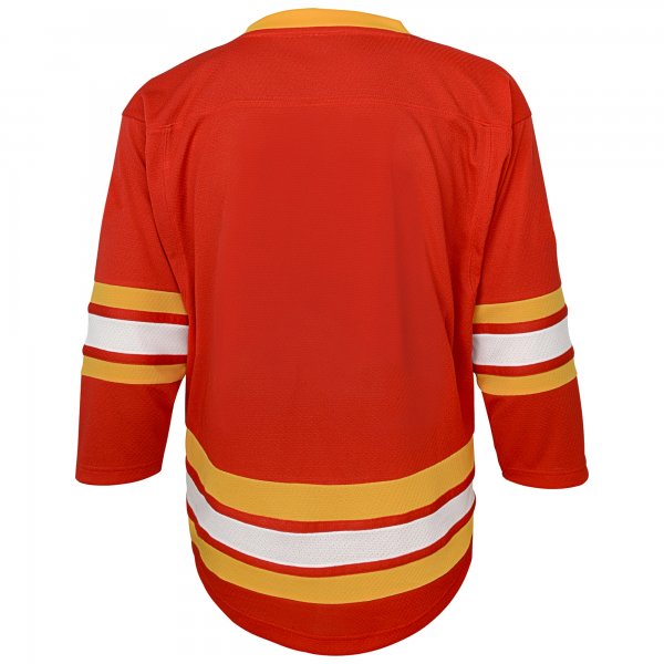 Youth Calgary Flames Red Home Replica Blank Jersey