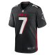 Men's Atlanta Falcons Bijan Robinson Nike Black 2023 NFL Draft First Round Pick Game Jersey