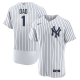 Men's New York Yankees Nike White Home #1 Dad MLB Jersey