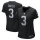 Women's Las Vegas Raiders DeAndre Carter Nike Black Game Player Jersey