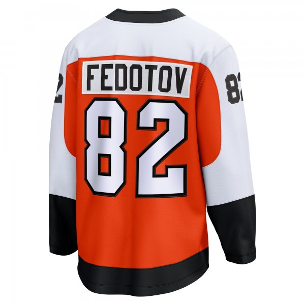 Men's Philadelphia Flyers Ivan Fedotov Fanatics Orange Home Premier Breakaway Player Jersey