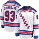 Men's New York Rangers Mika Zibanejad Fanatics White Away Premier Breakaway Player Jersey