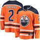 Men's Edmonton Oilers Evan Bouchard Fanatics Orange Home Breakaway Jersey