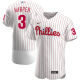 Men's Nike Philadelphia Phillies #3 Bryce Harper White Home 2020 Player MLB Jersey