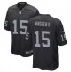 Men's Las Vegas Raiders #15 Gardner Minshew II Game Black Jersey