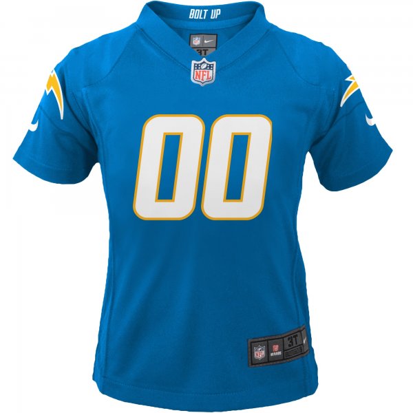 Youth Los Angeles Chargers Nike Powder Blue Custom Game Jersey