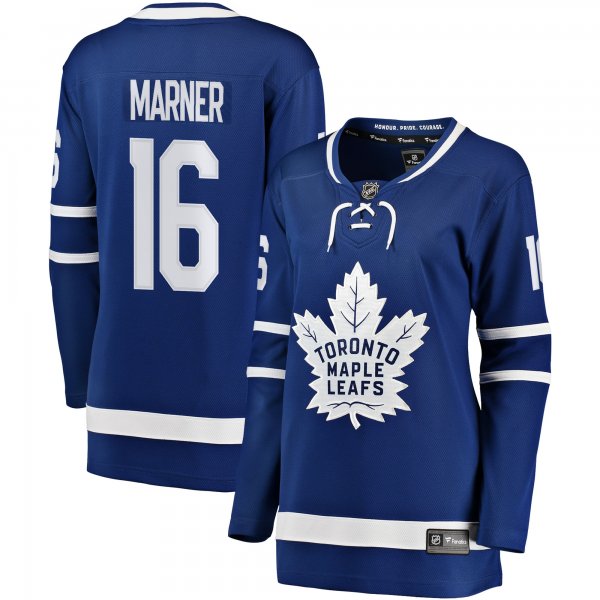 Women's Toronto Maple Leafs Mitchell Marner Fanatics Blue Breakaway Player Jersey