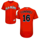 Miami Marlins #16 Jose Fernandez Orange Flexbase Collection Stitched MLB Jersey