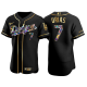 Men's Nike Los Angeles Dodgers #7 Julio Urias Black Golden 2021 Gold Program flex Base MLB Jersey