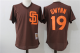 Mitchell and Ness San Diego Padres #19 Tony Gwynn Brown MLB Jersey