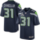 Seattle Seahawks Super Bowl XLVIII #31 Men's Kam Chancellor Limited Home Steel Blue Jersey