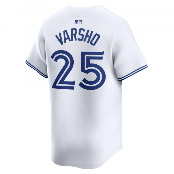 Men's Toronto Blue Jays Daulton Varsho Nike White Home Limited Player Jersey