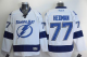 Tampa Bay Lightning #77 Victor Hedman White Stitched NHL Jersey