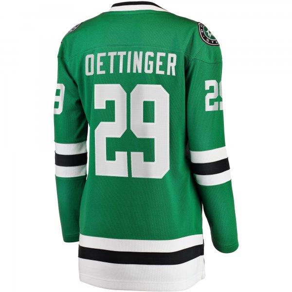 Women's Dallas Stars Jake Oettinger Fanatics Kelly Green Home Breakaway Player Jersey