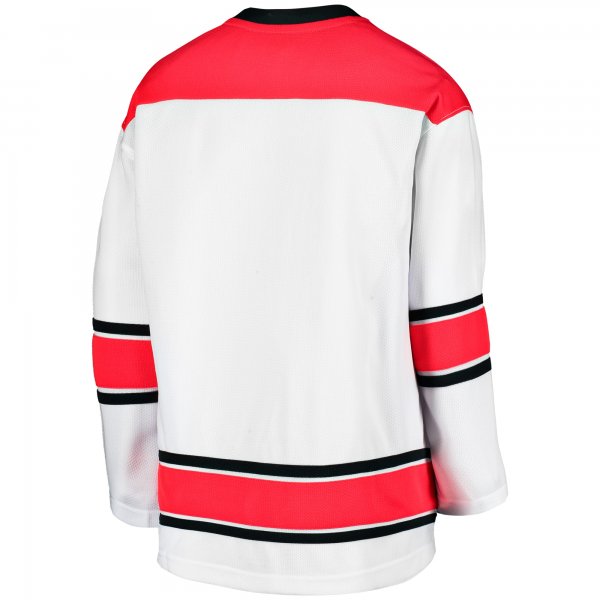 Youth Carolina Hurricanes  Fanatics White Replica Away Jersey